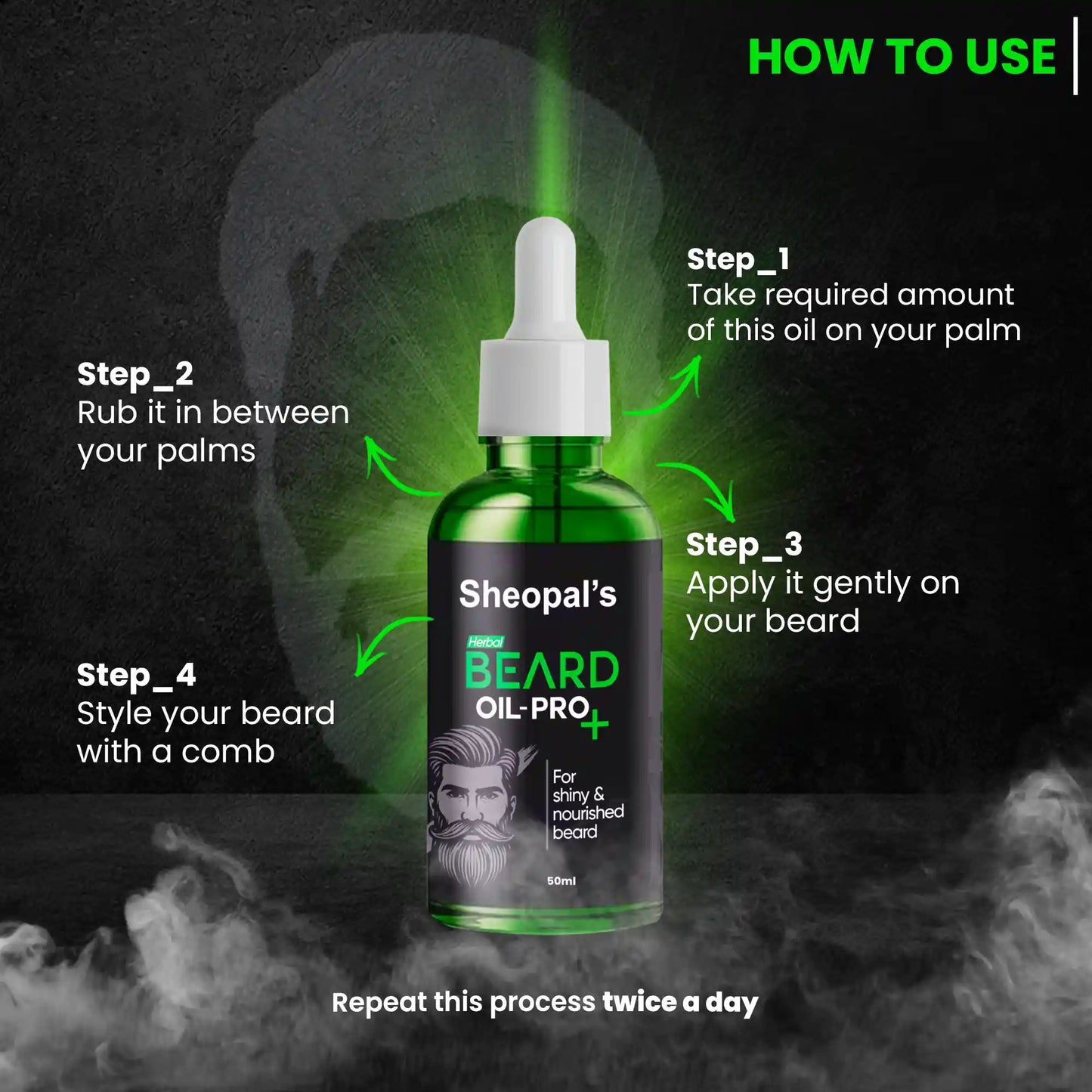 Herbal Beard Oil-Pro+