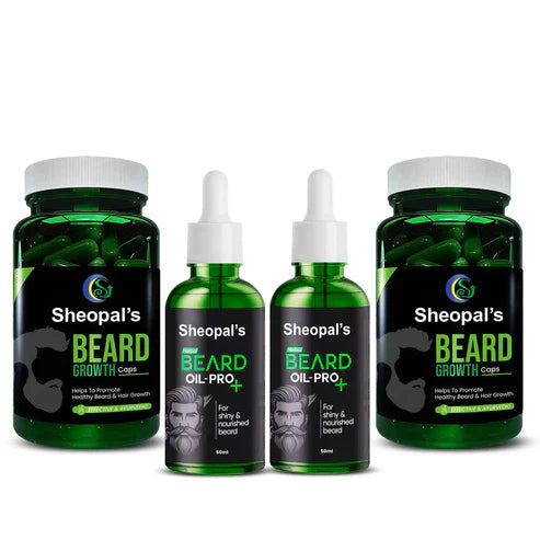 Beard Capsule + 50 ML Beard oil pro