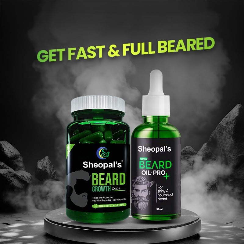 Beard Capsule + 50 ML Beard oil pro