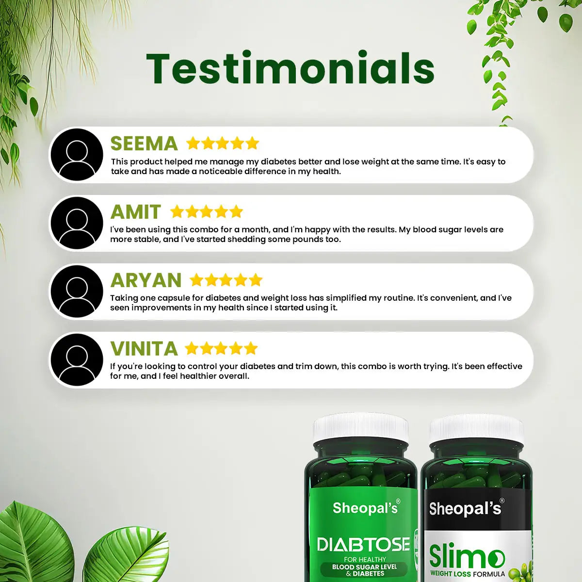 Diabtose & Slimo Ayurveda Capsule for Diabetes & Weight Loss