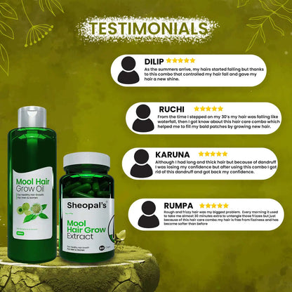 Mool Hair Grow Oil And Capsule Combo with Amla