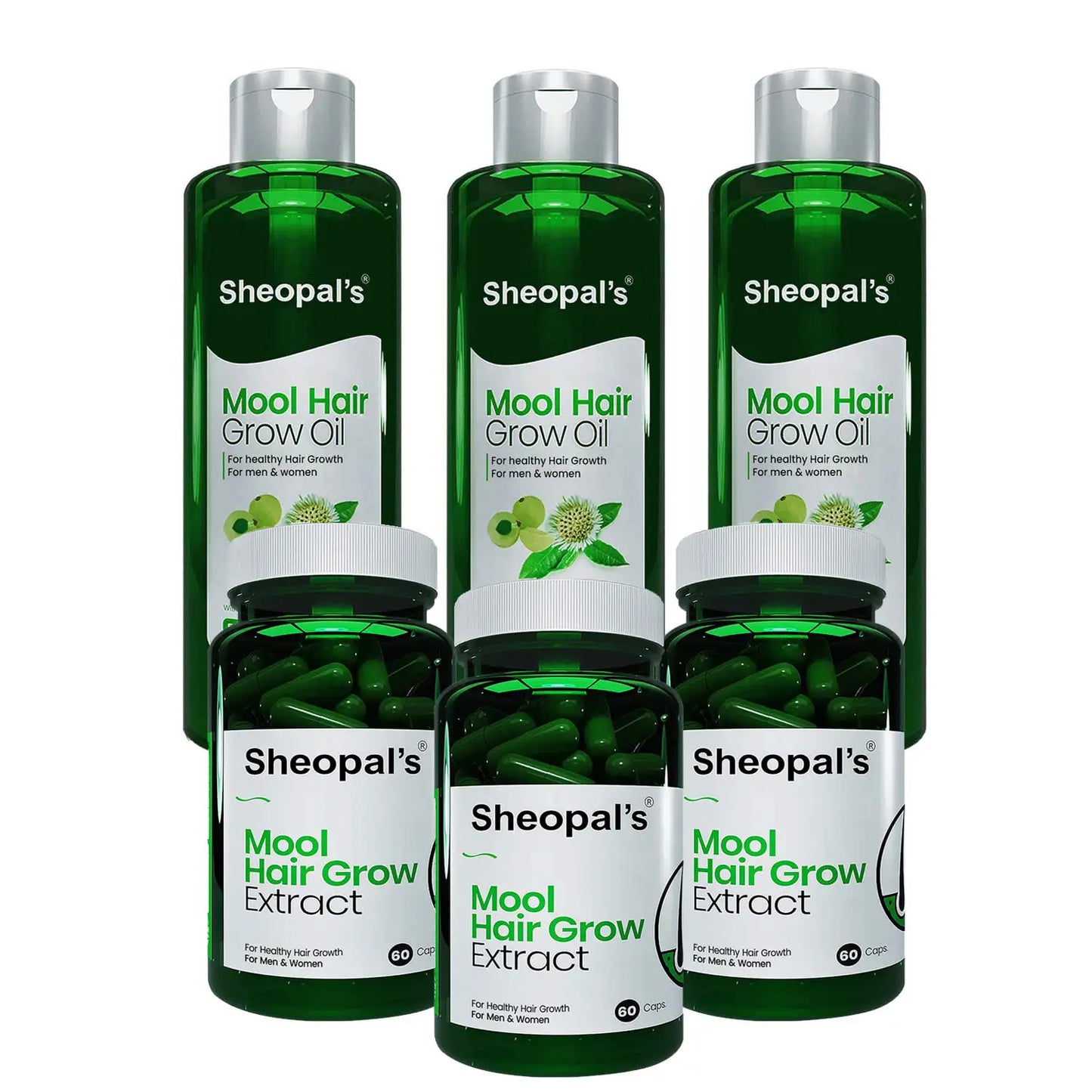 Mool Hair Grow Oil And Capsule Combo with Amla