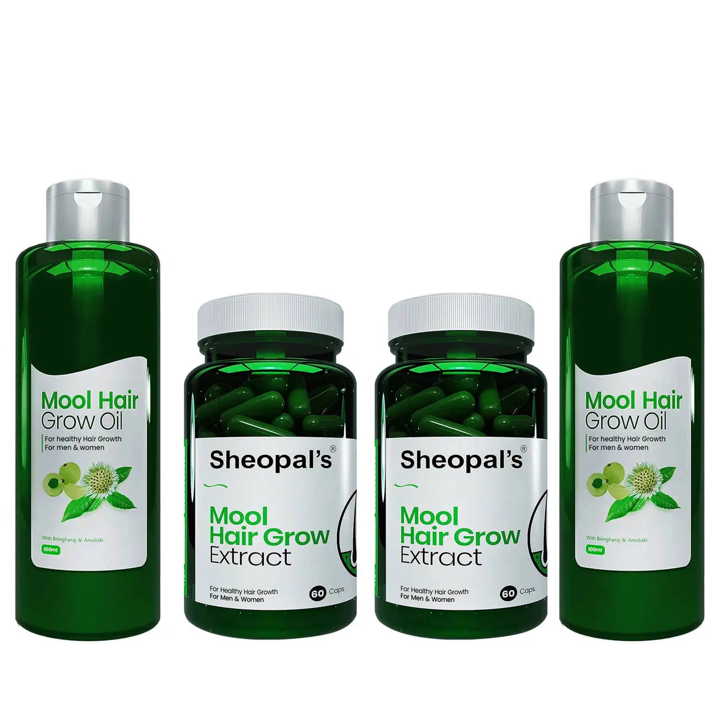 Mool Hair Grow Oil And Capsule Combo with Amla