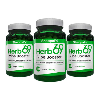 Herb69 Vibe Booster (60 Caps.) | For Improved Stamina & Reduced Fatigue