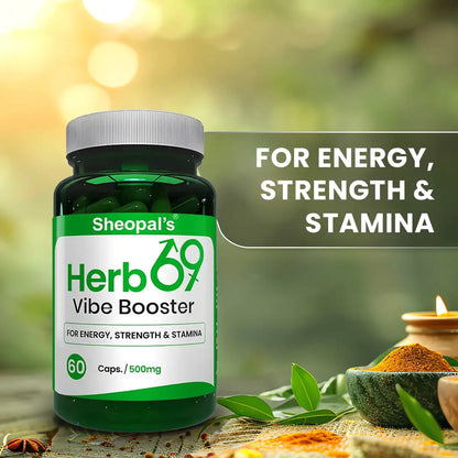 Herb69 Vibe Booster (60 Caps.) | For Improved Stamina & Reduced Fatigue