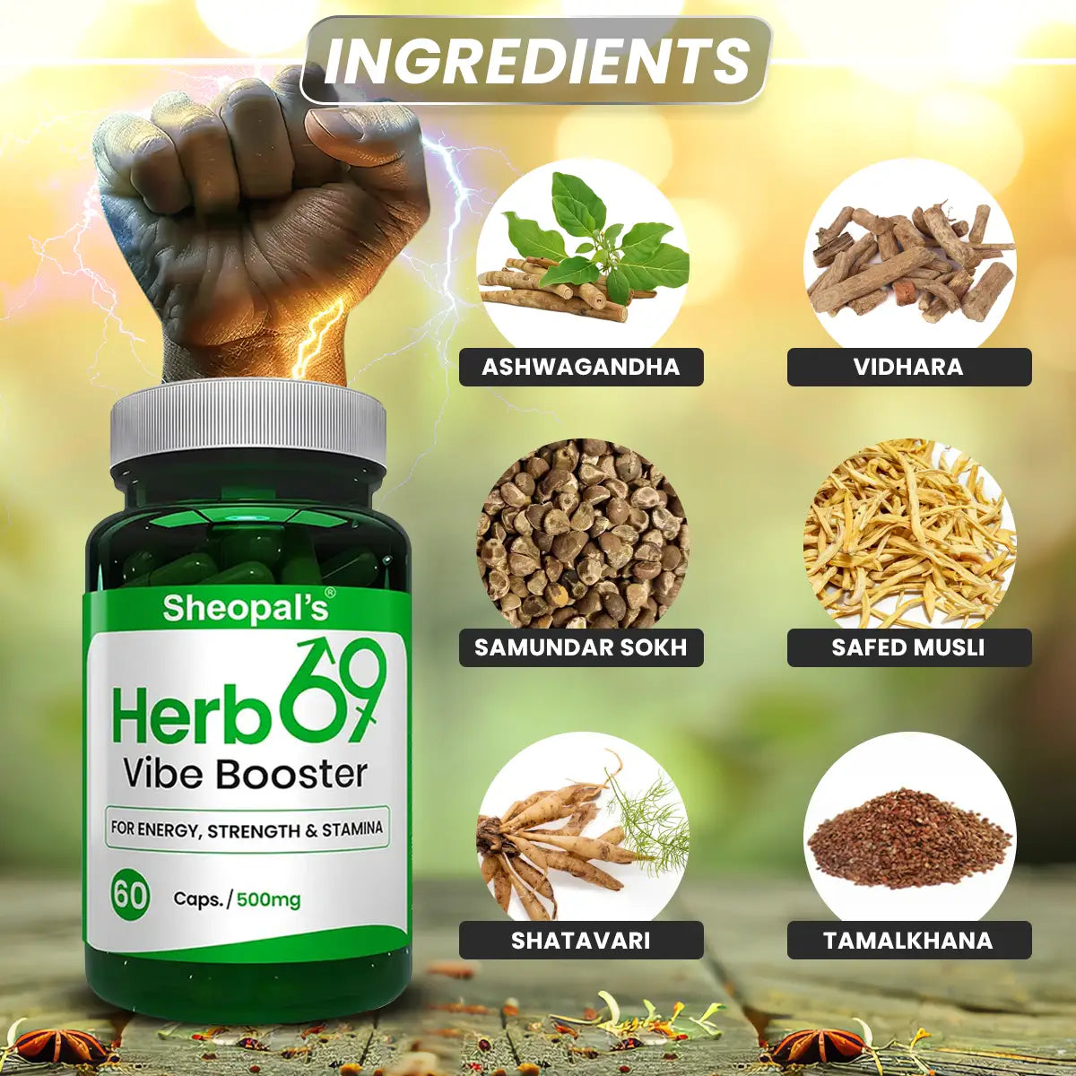 Herb69 Vibe Booster Capsule and Oil