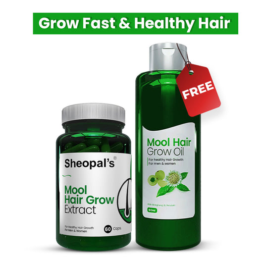 Mool-hair-growth-capsule with  Free Mool  hair Oil