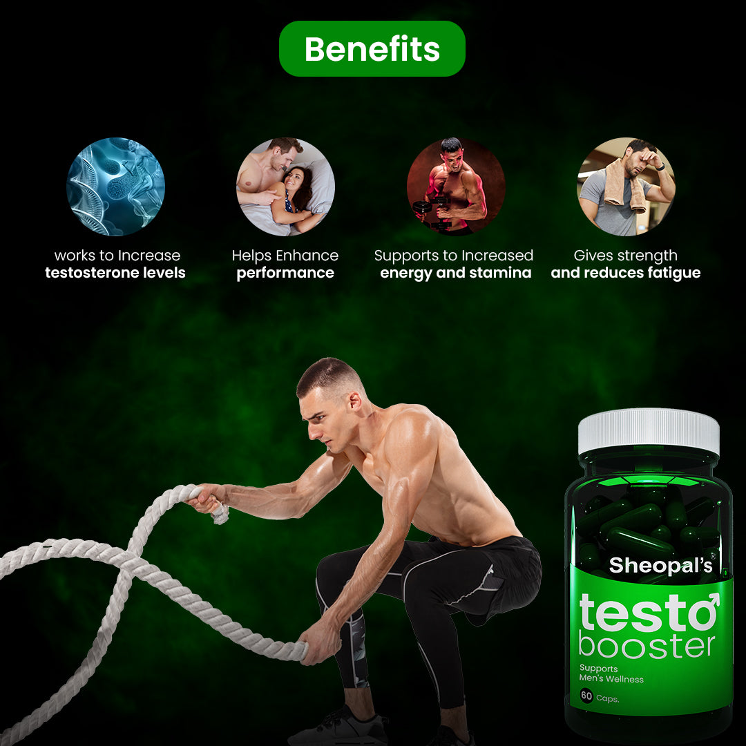 Testo Booster Capsule: Best Ayurvedic Medicine for Stamina | Sheopals